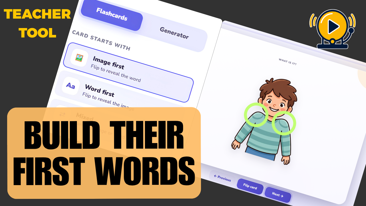 Elementary Starter English vocabulary tool
